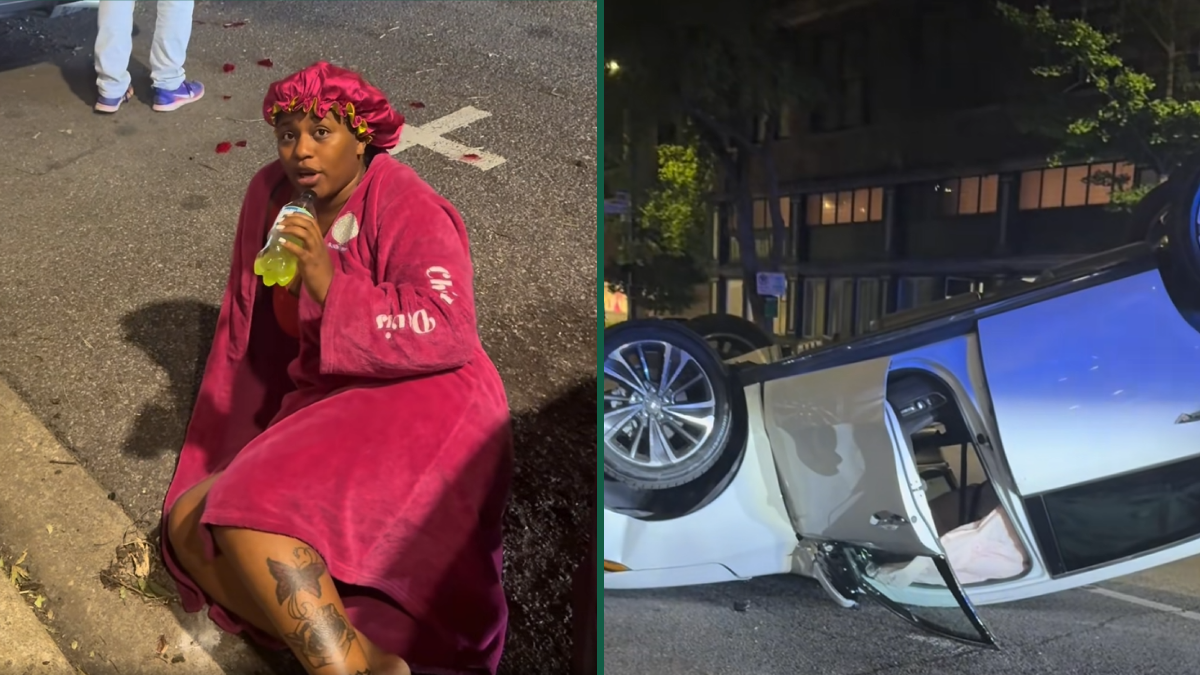 'On the Ground Journalism' Birmingham News Reporter Finds Interesting Way To Cover Rollover Crash