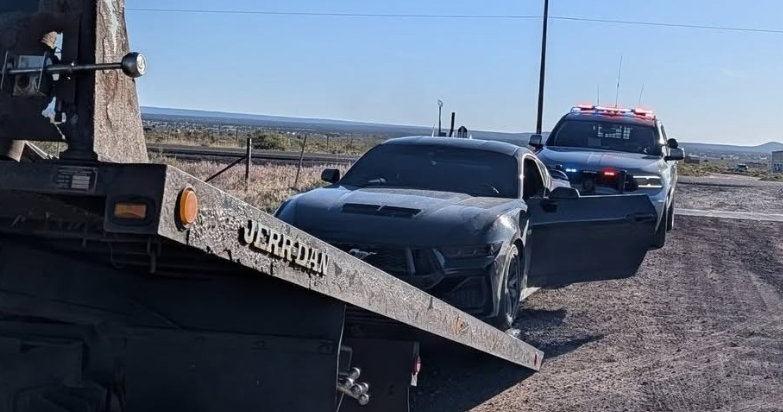 mustang caught speeding over 100 mph