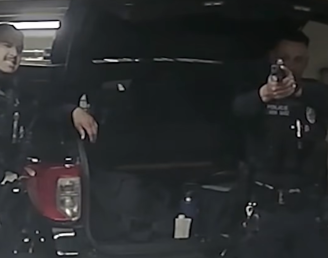 pasadena police shoots another cop horseplay