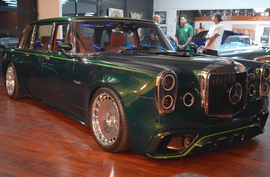 Somebody Grafted A Classic Mercedes 600 Body Onto A Modern AMG S 63 Hybrid