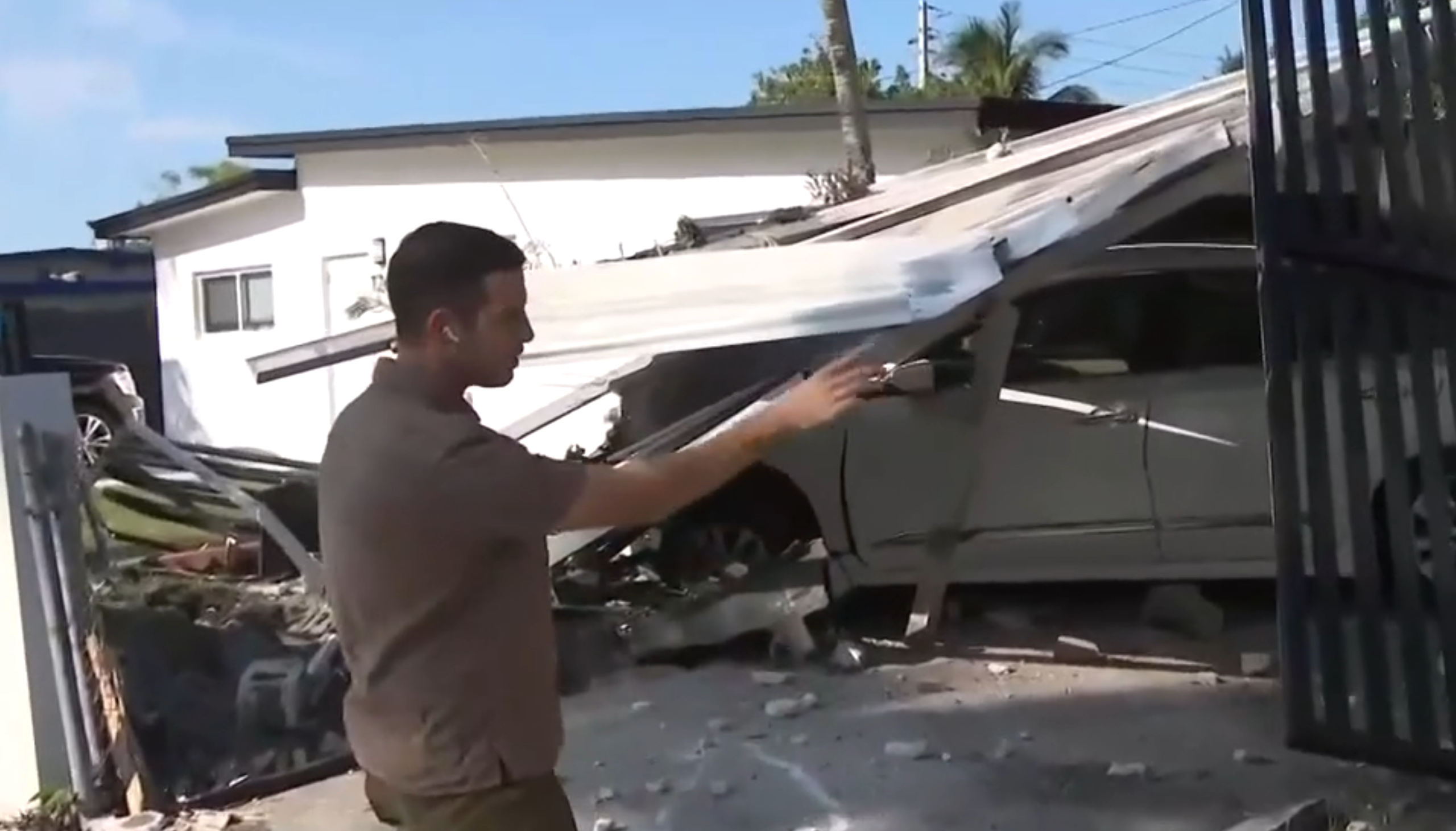 car crashes into home with no insurance