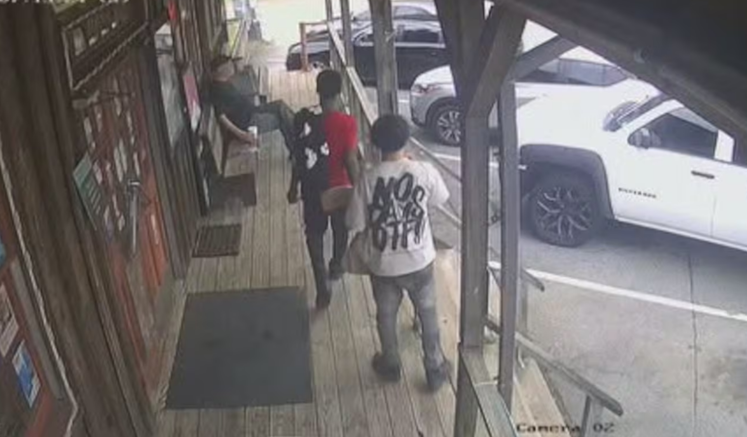 14 year olds stealing car on camera