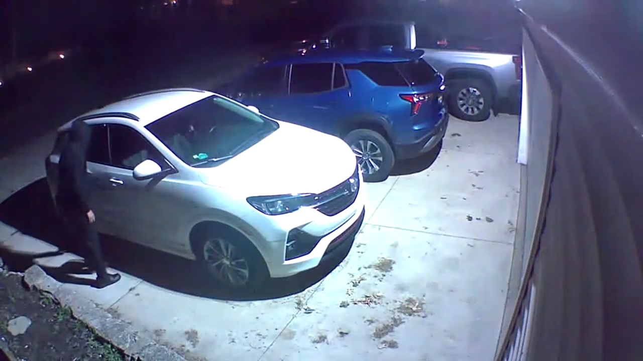 Car stolen from closed garage