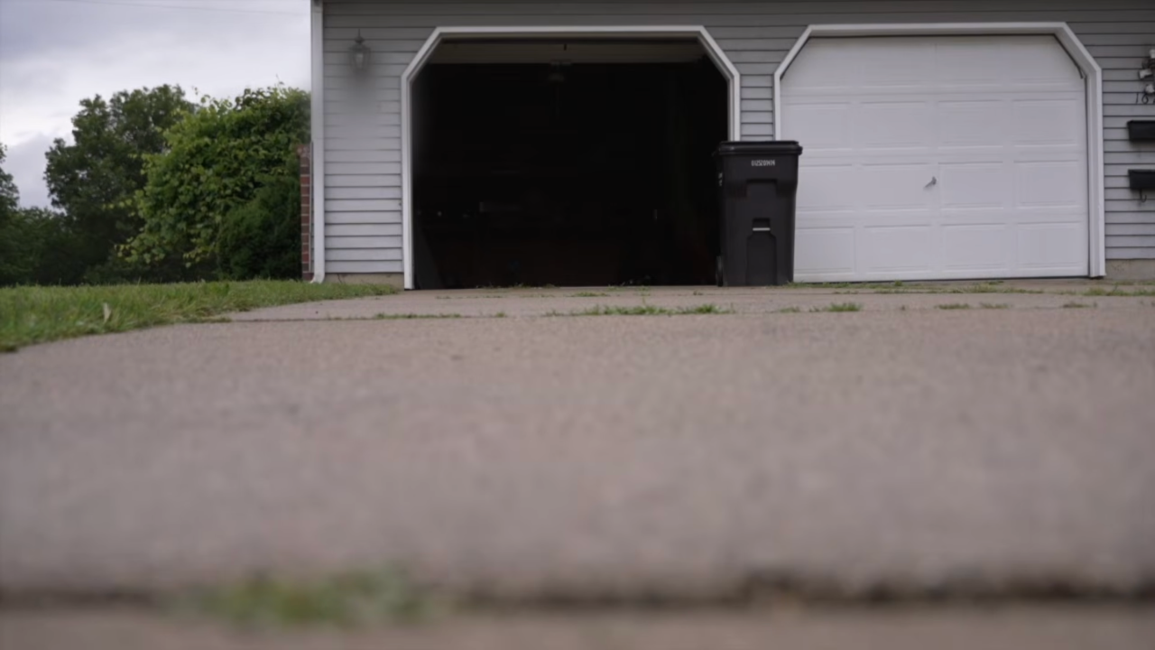 Car stolen from closed garage