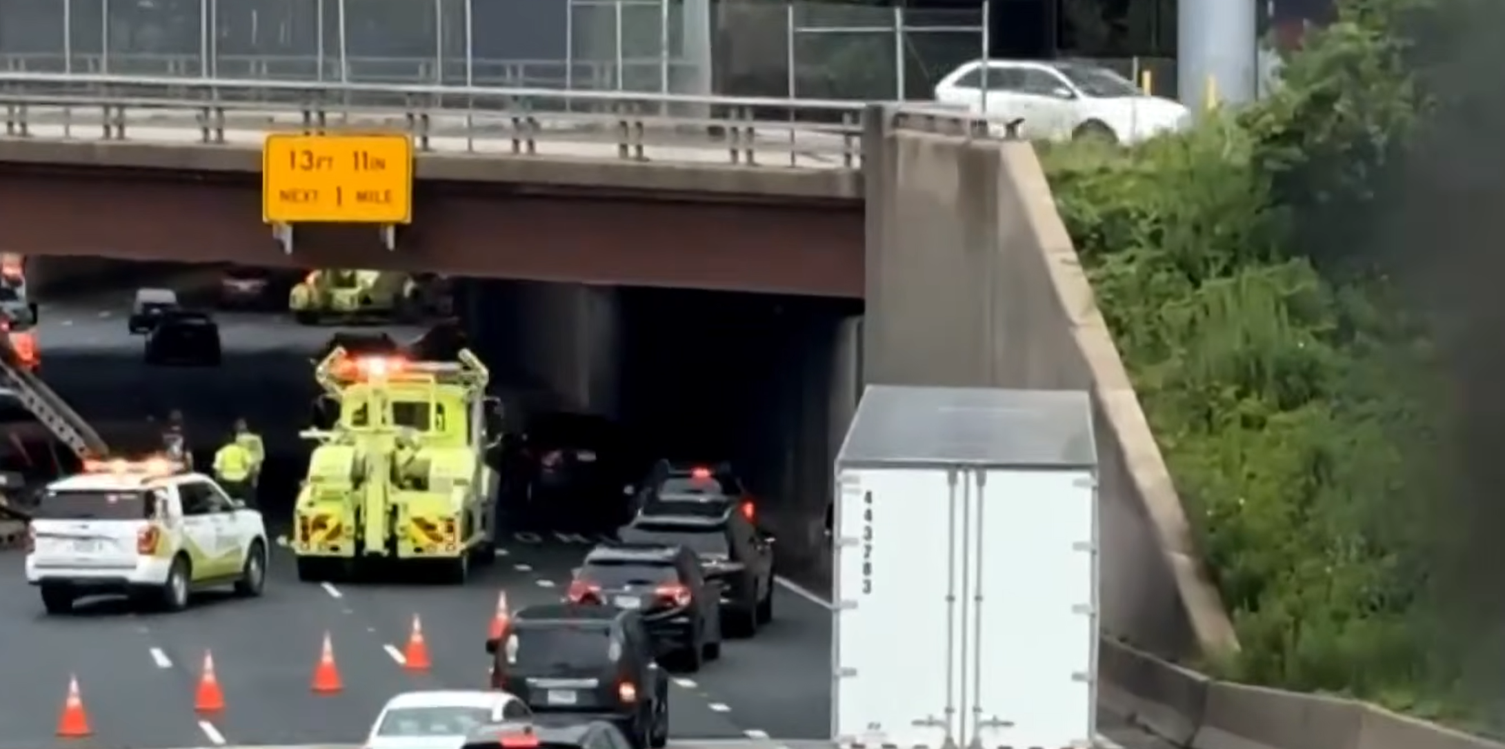 highway backed up