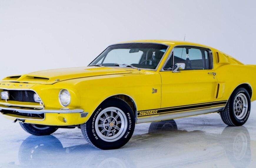 One of 43 1968 Ford Mustang Shelby GT500 KRs in Yellow Has Hit the Market