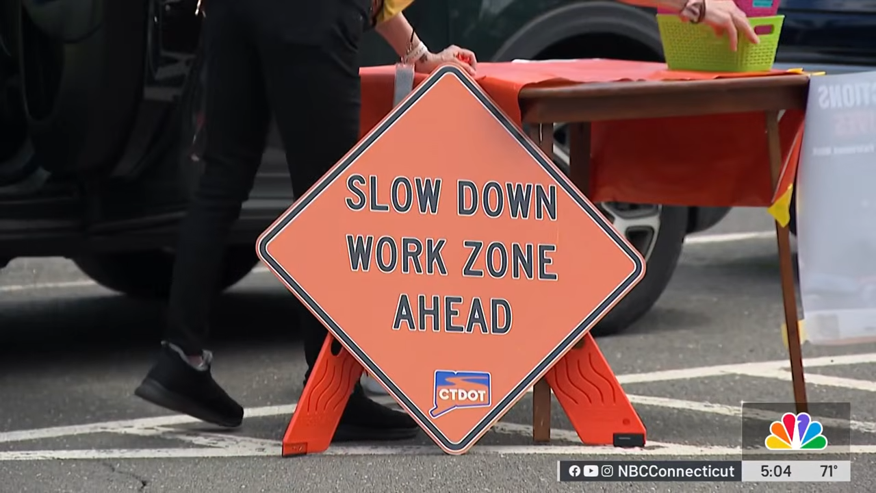 speed cameras put up in construction CT