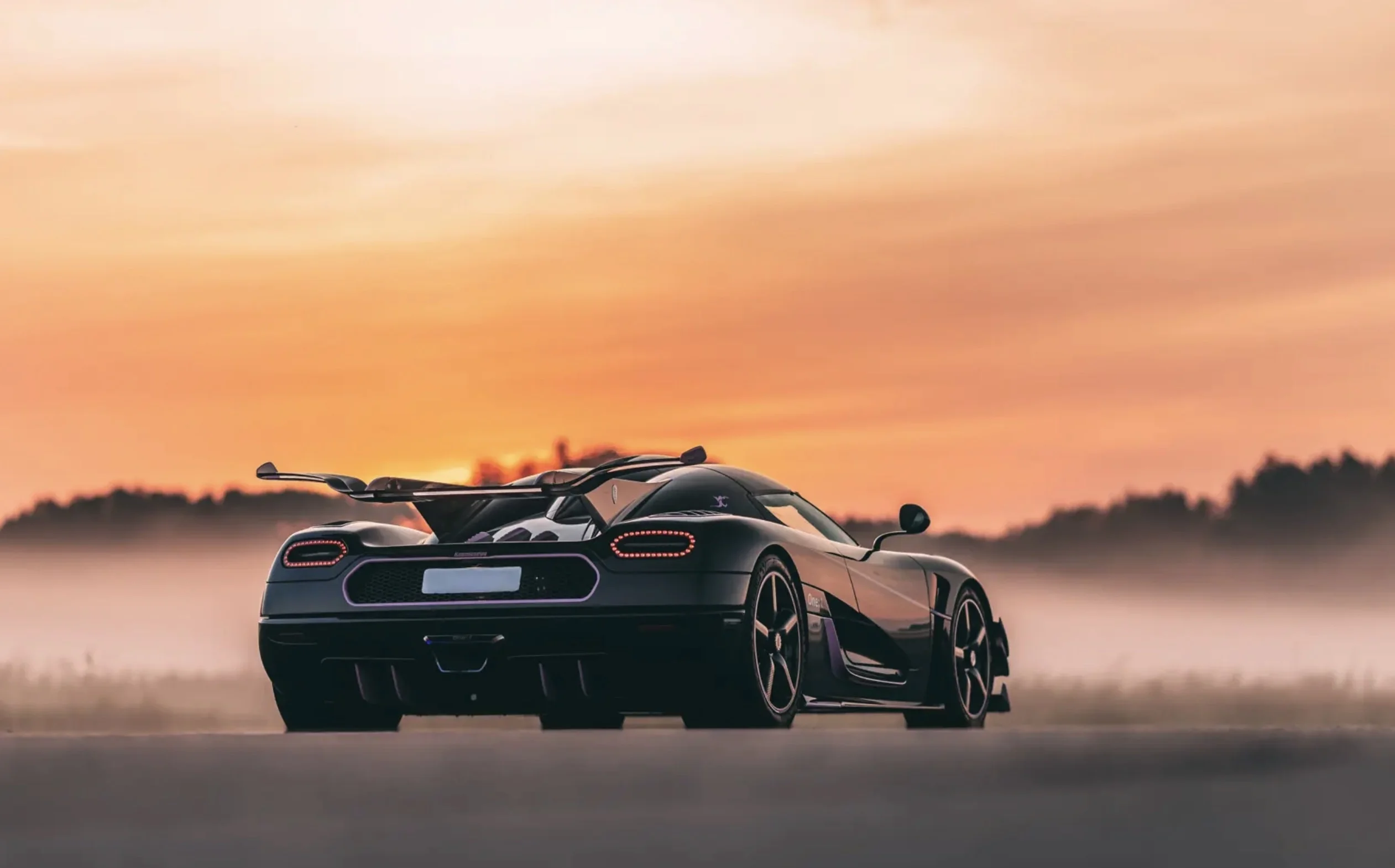 Stolen Koenigsegg One 1 Rear View