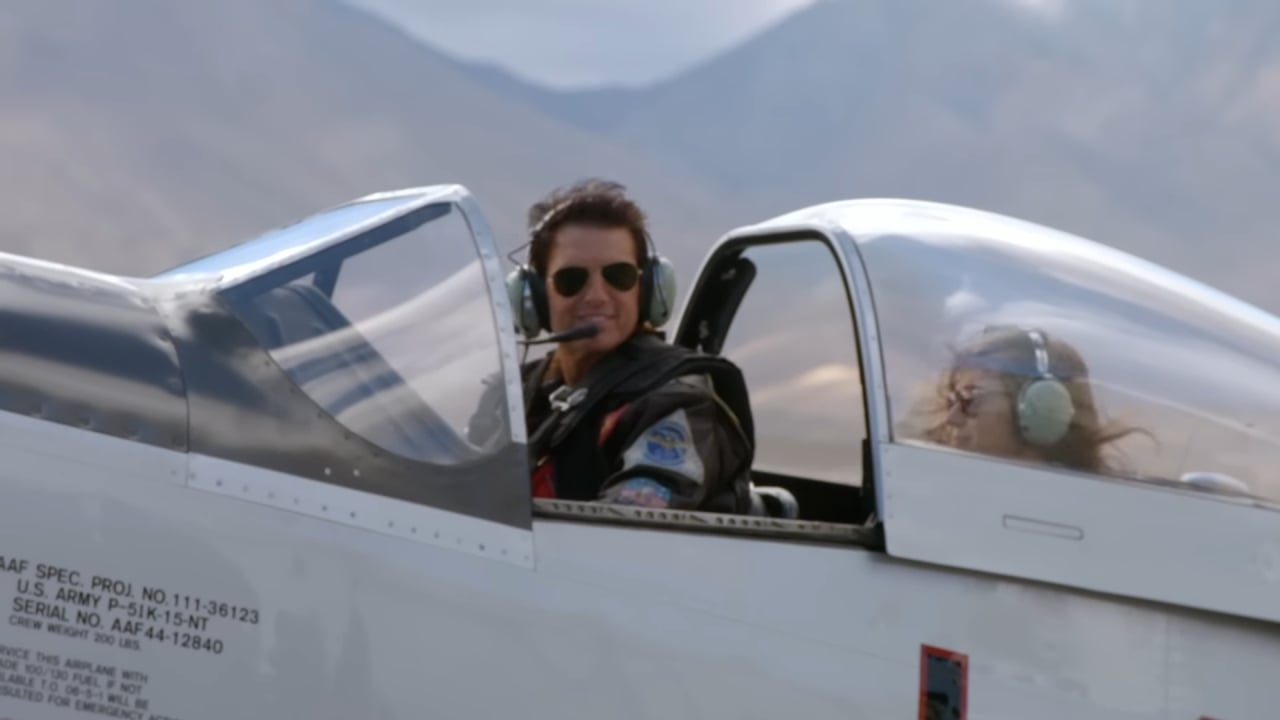 Tom Cruise P-51 Top Gun
