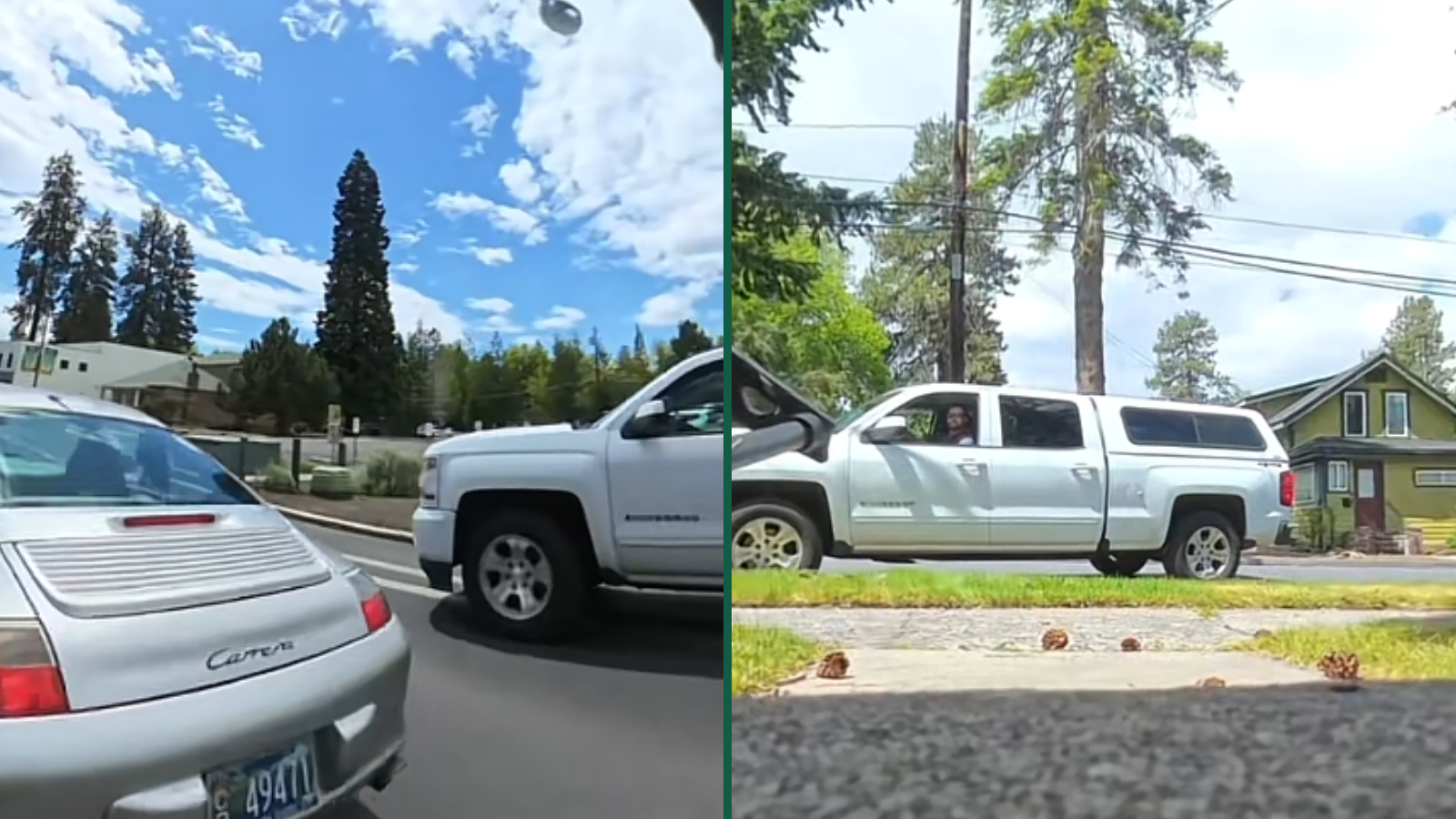 The Bike Lane Wasn't Enough Space for This Driver's Ego