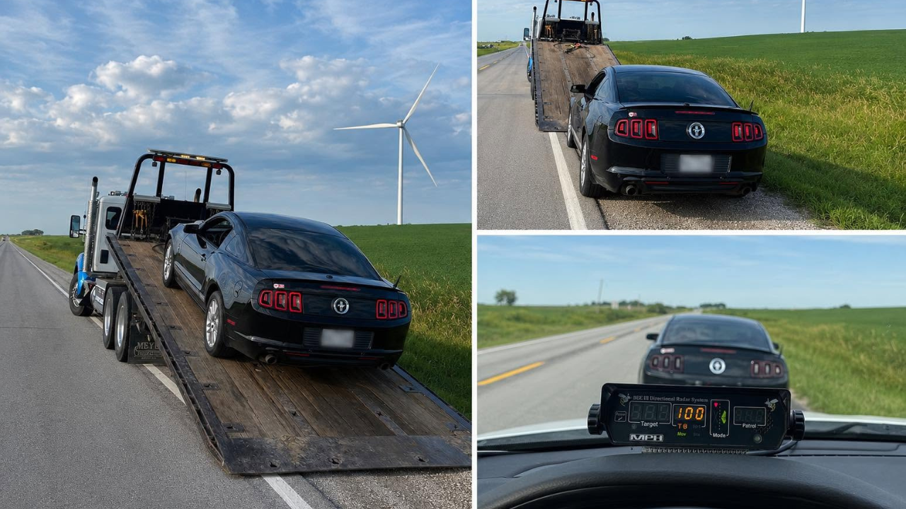 mustang speeding