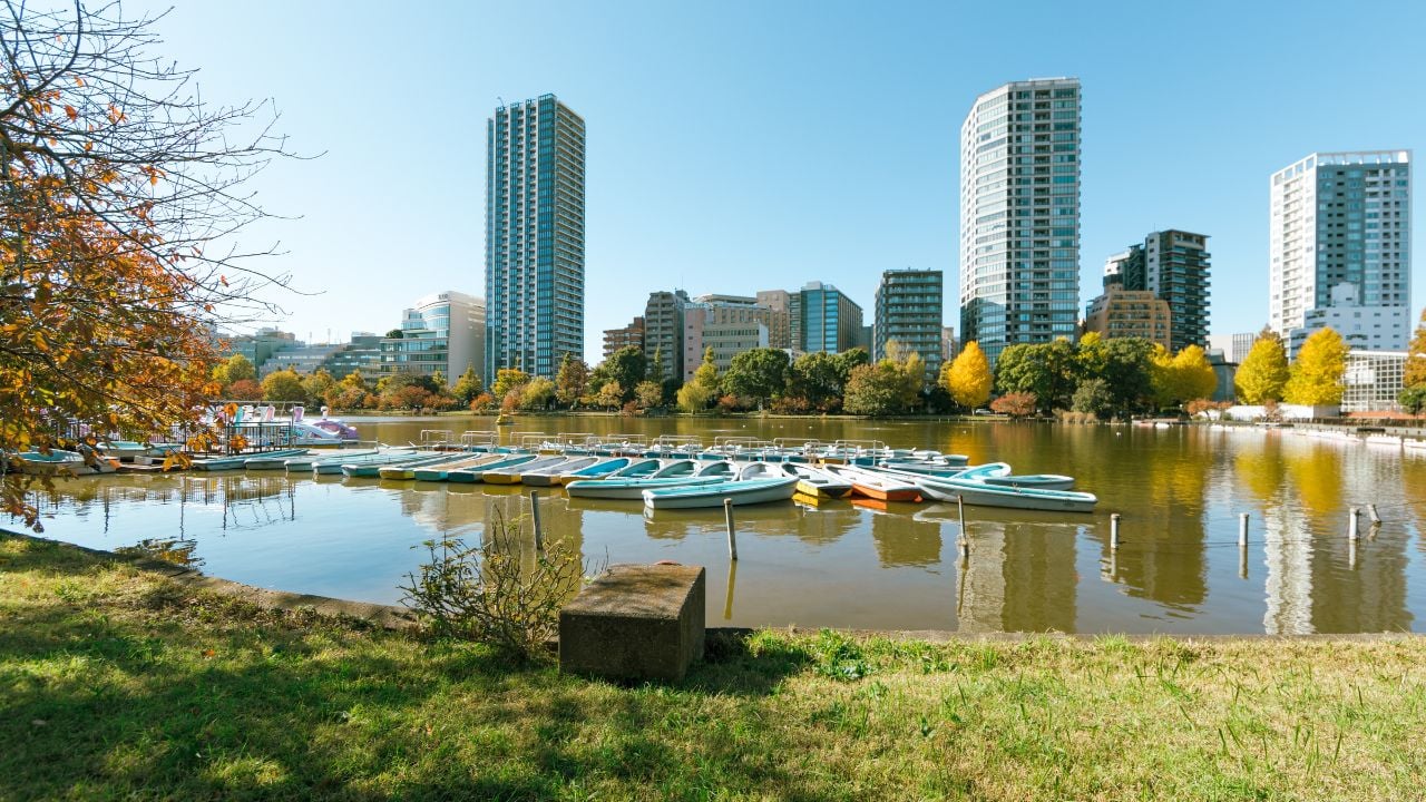 Ueno Park in Tokyo, Japan.