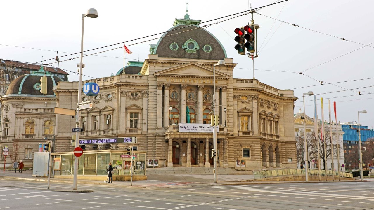 Volkstheater in Neubau, Vienna, Austria.
