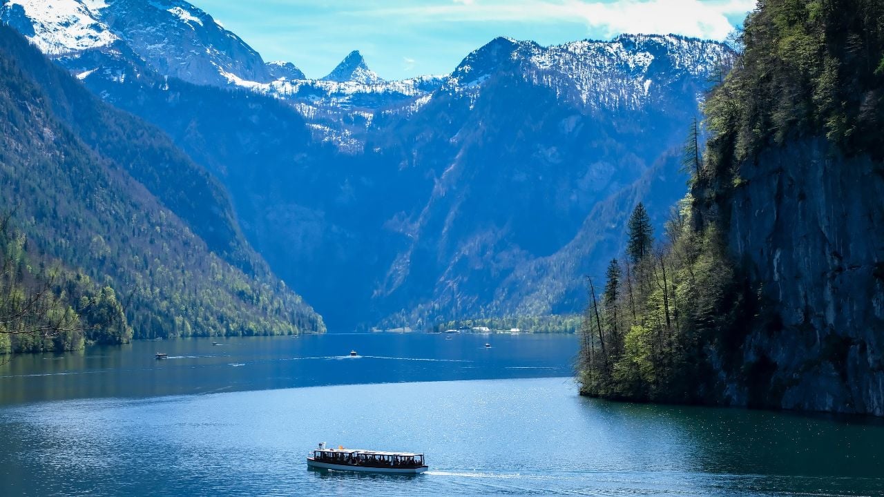 Königssee lake in the Bavarian Alps near Berchtesgaden, Germany