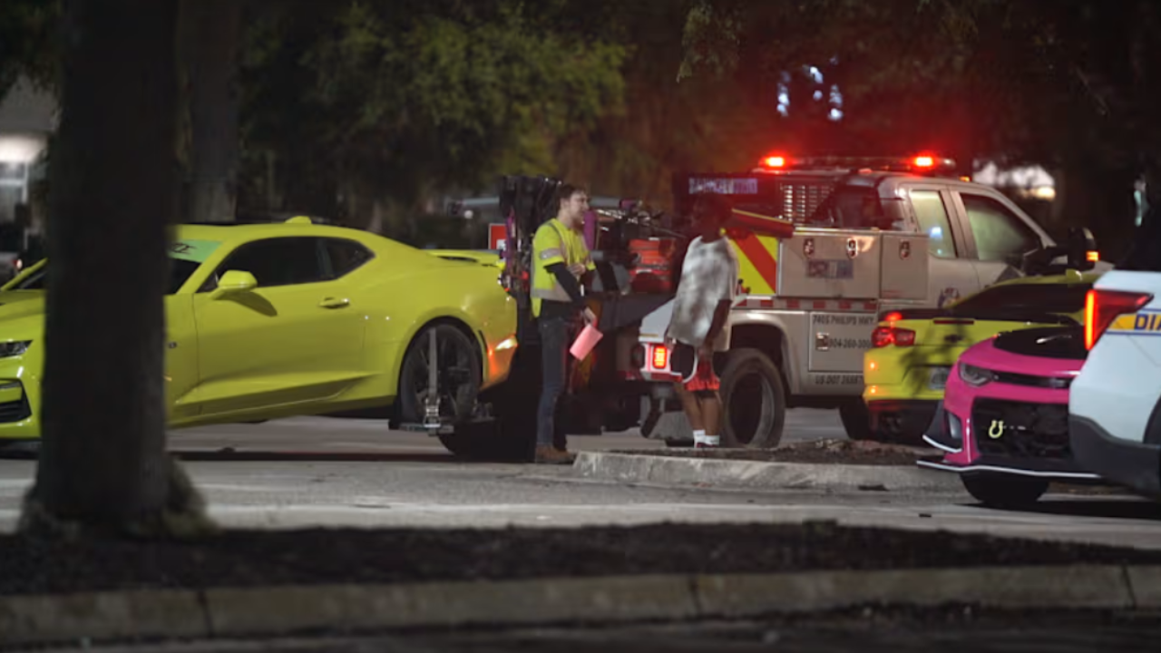 sports cars towed
