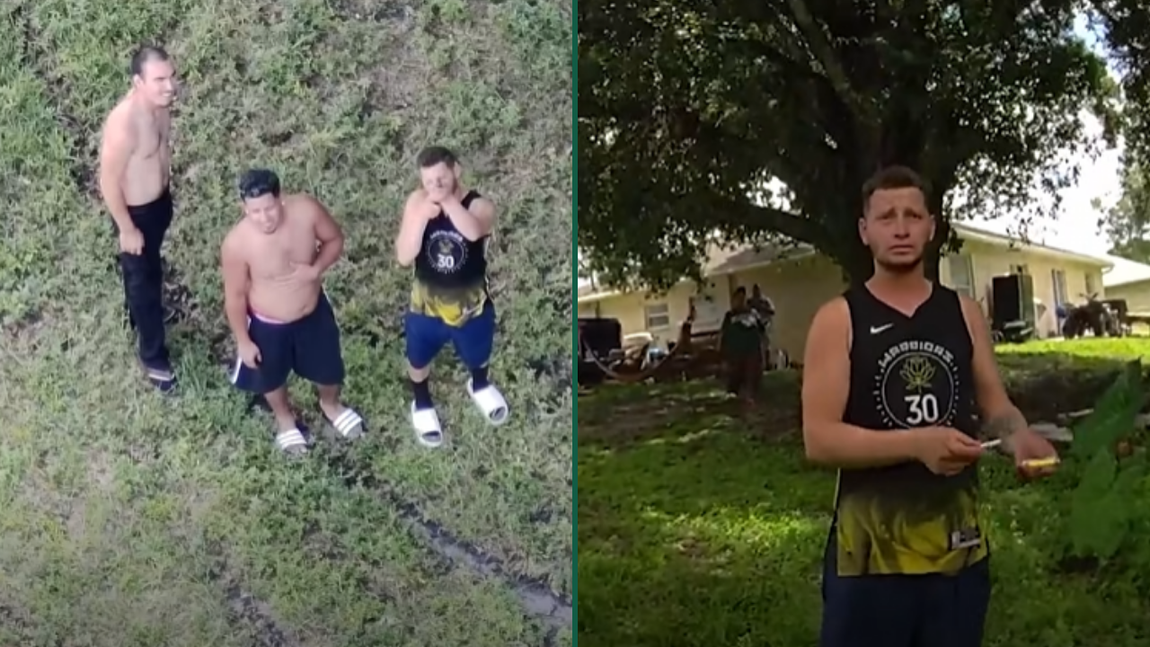 Video Florida Man Arrested After Firing Shots at Sheriff's Drone