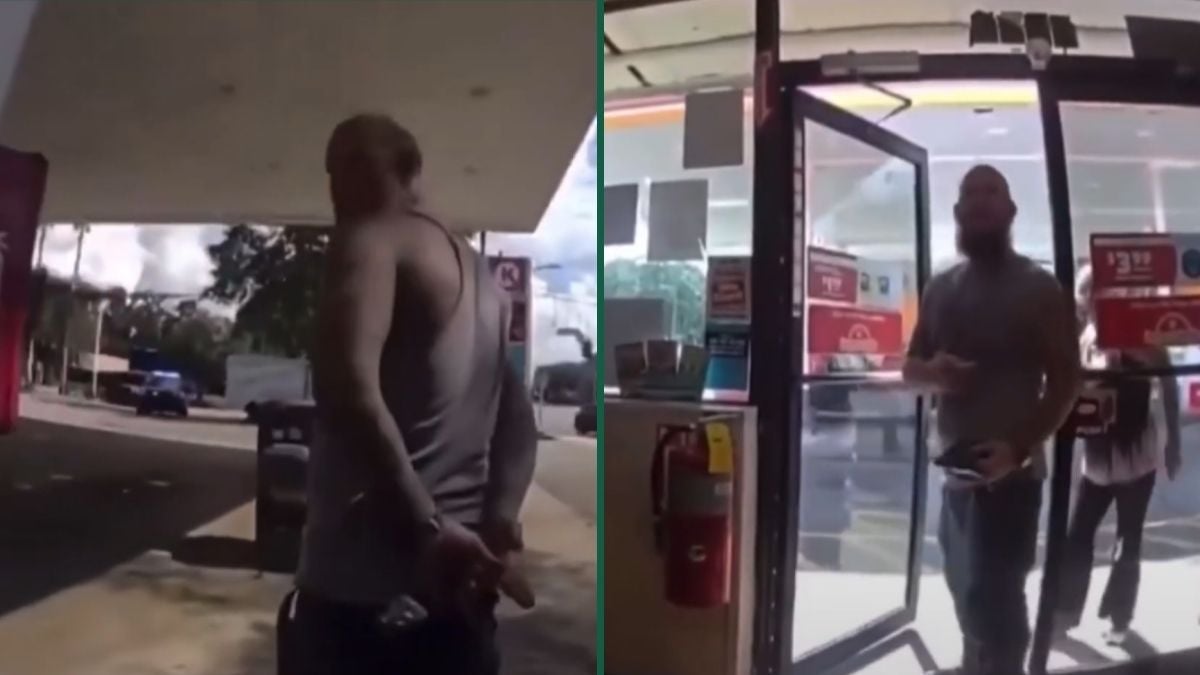 Video Police Drew Guns on a Florida Man After Mistaking a Gas Pump Nozzle for a Handgun