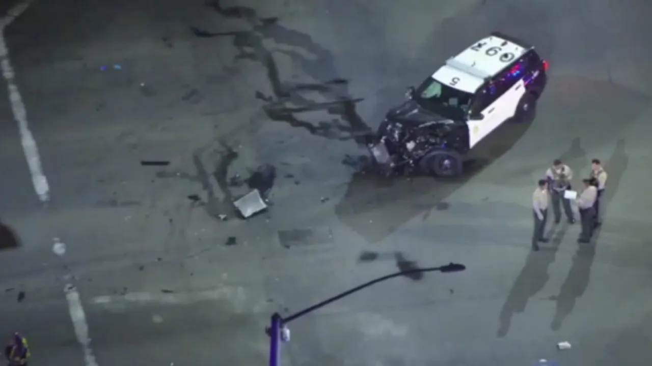 police involved in car crash