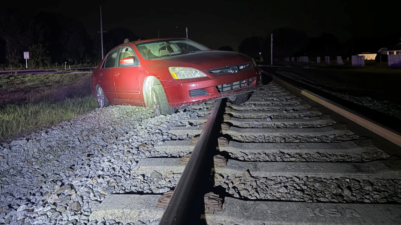 Woman Arrested for DUI After Car Ends Up on Railroad Tracks in Hillsborough County