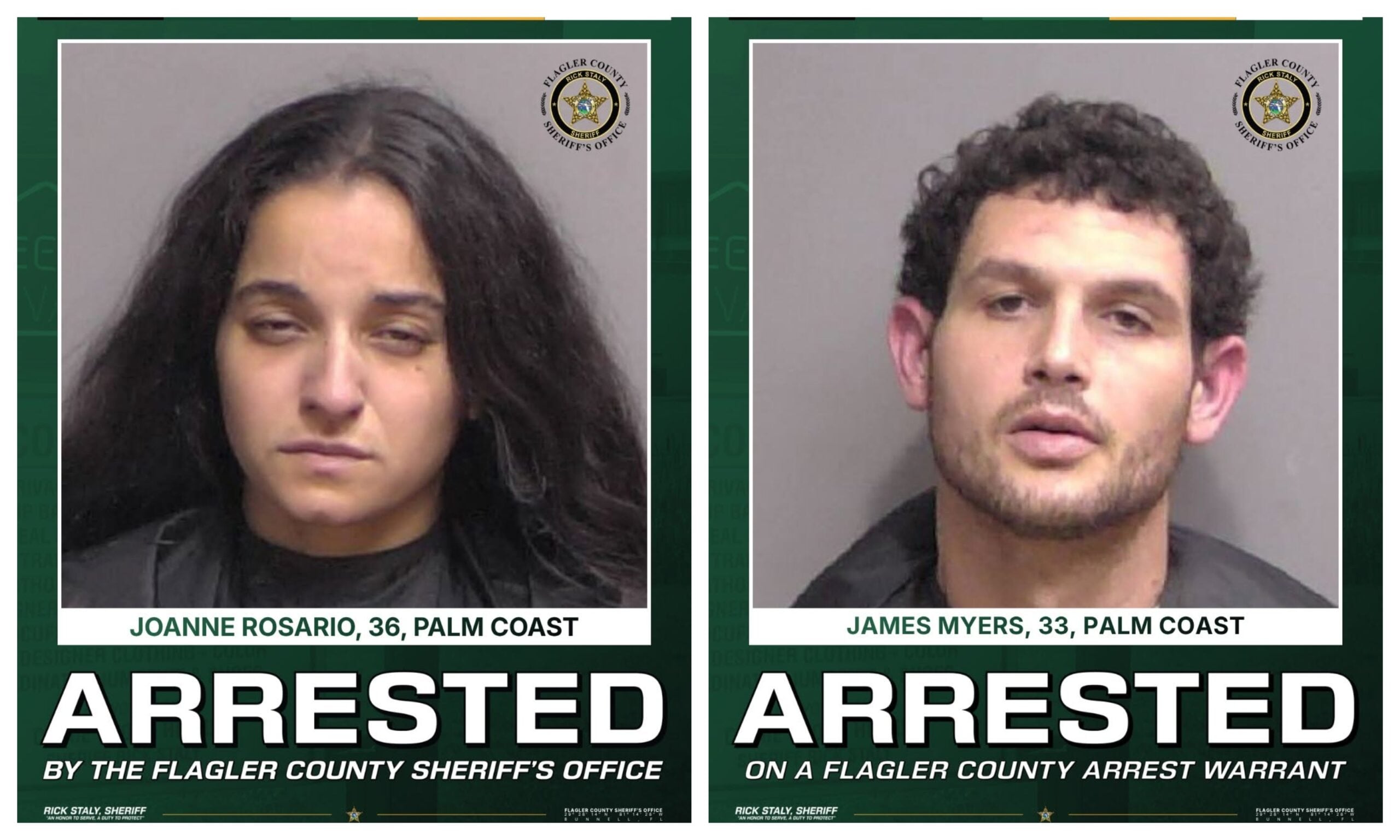Flagler County Sheriff's Office arrests