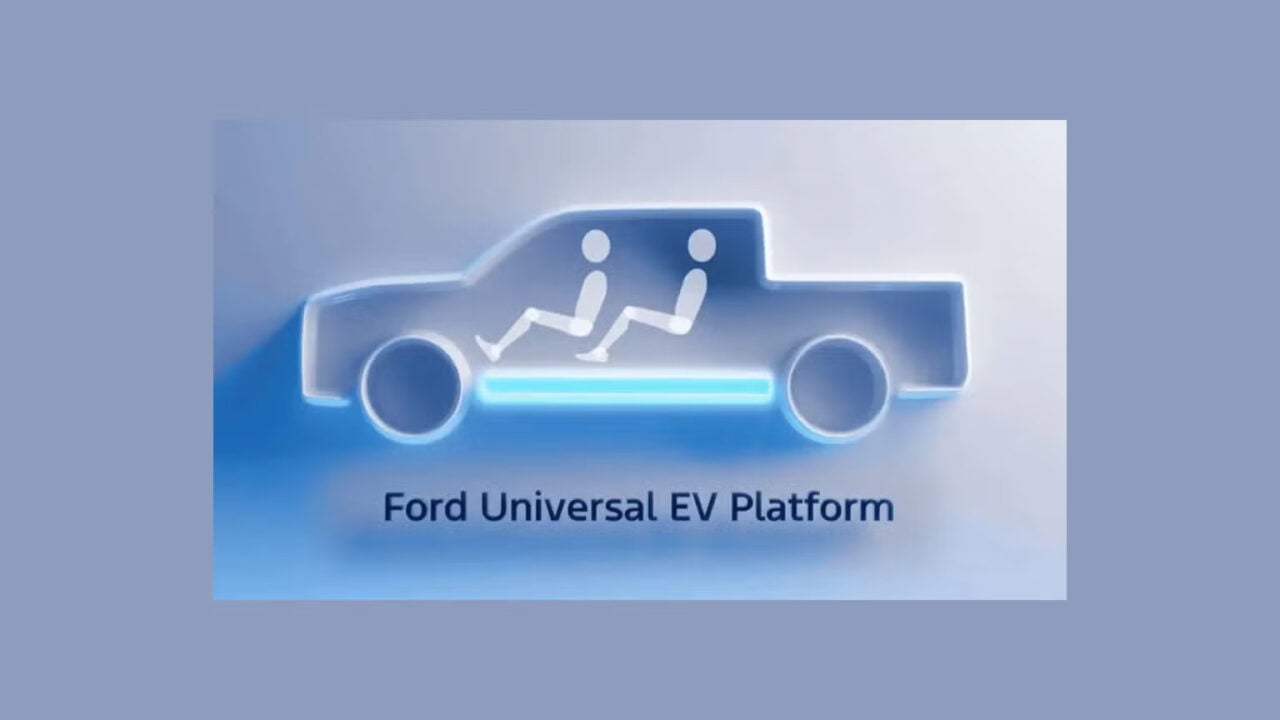 ford universal ev platform pickup outline e1781004517439