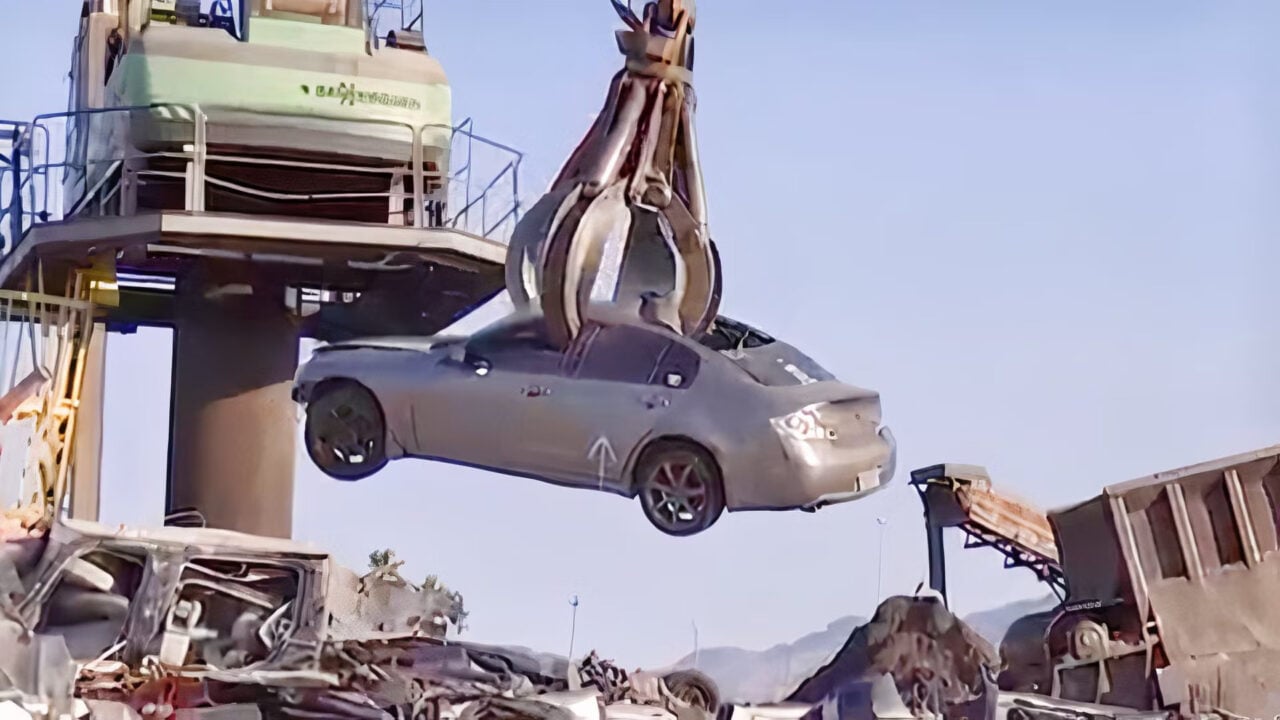 fox5vegas police department crushing seized takeover cars 2 e1781861750991