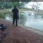 Woman rescued