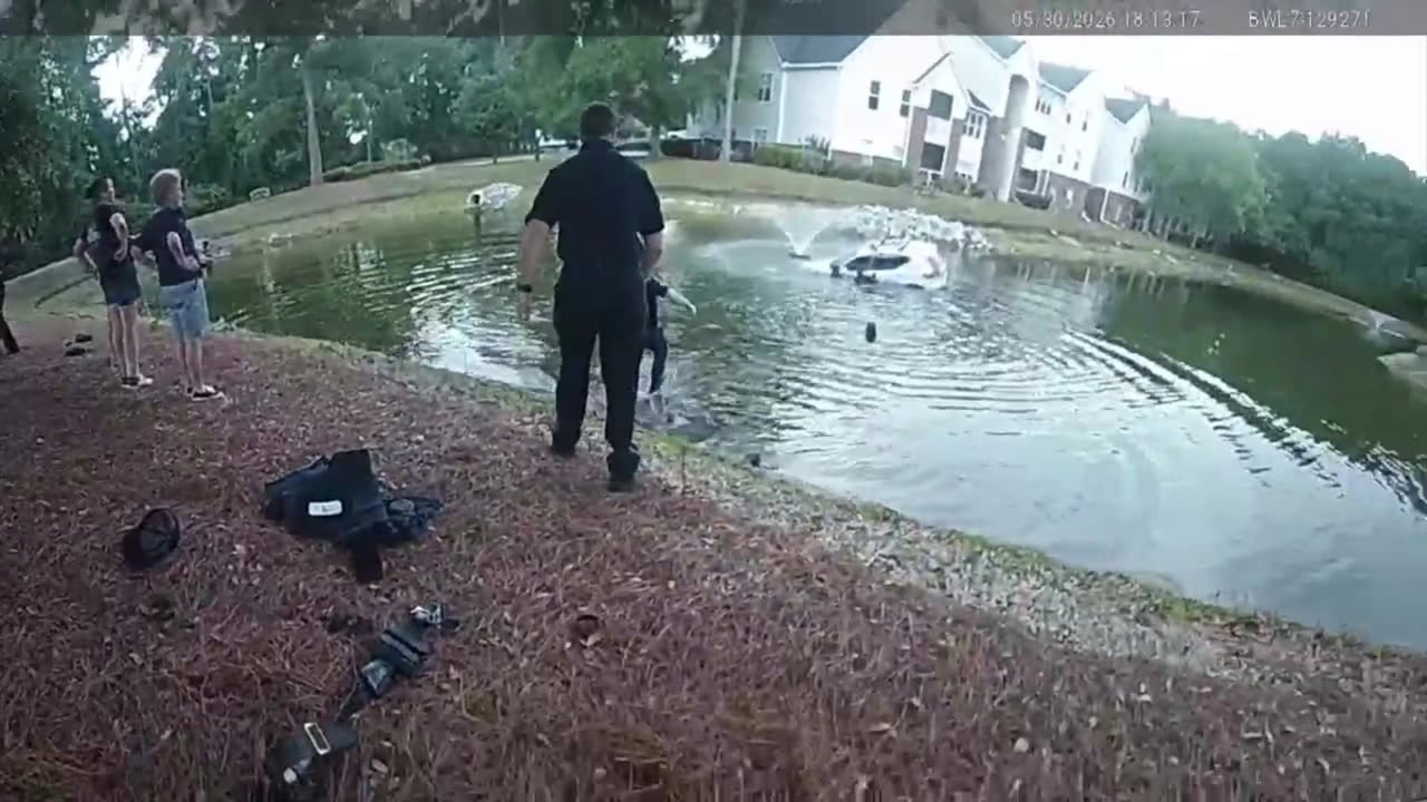 Woman rescued