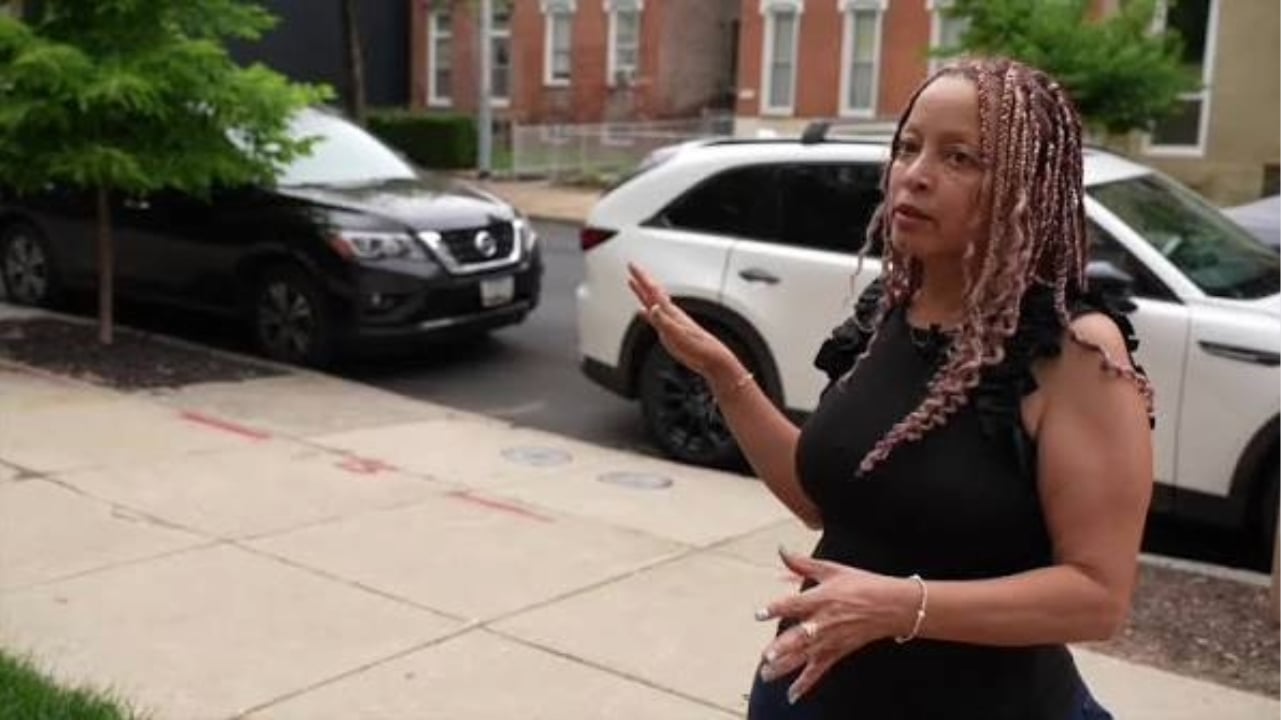 Car break-in in Baltimore