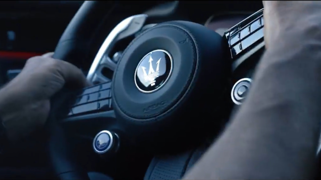 Maserati steering wheel