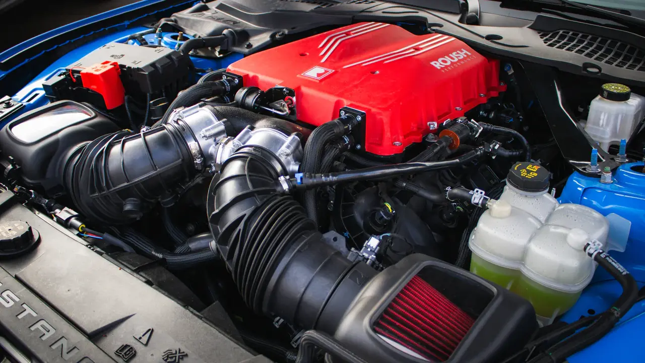Roush supercharged Mustang.