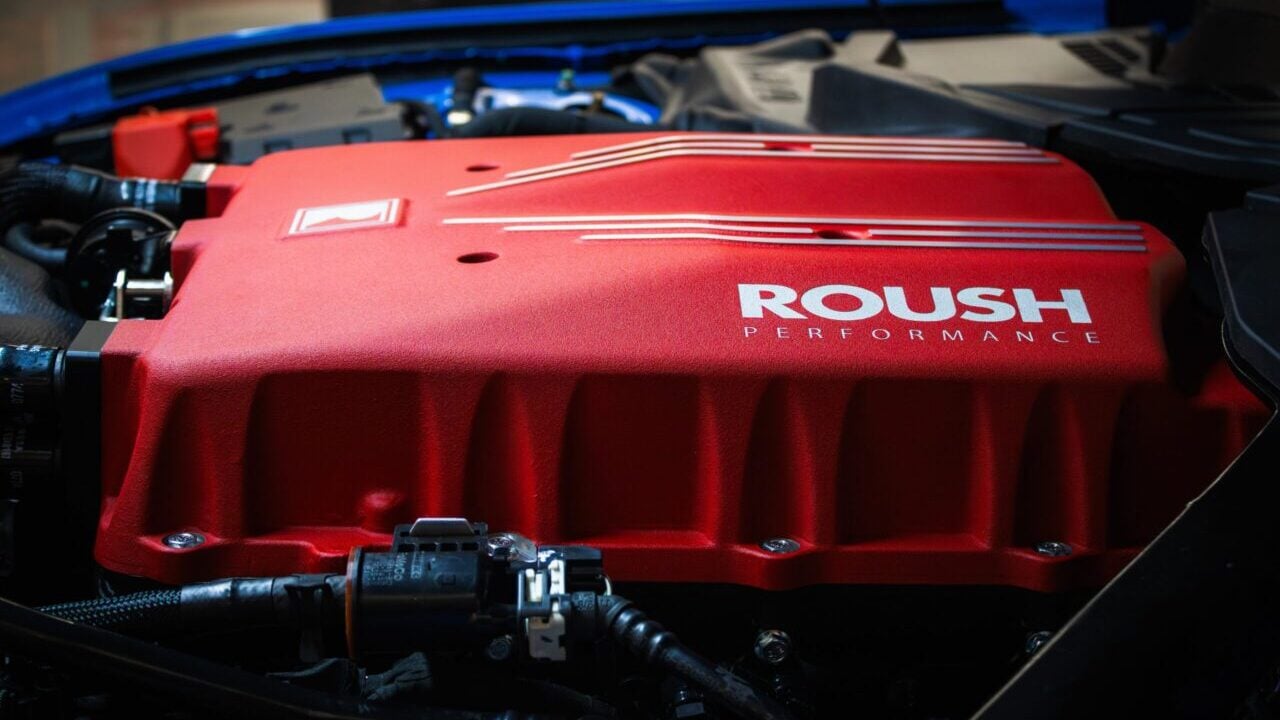 Roush supercharged Mustang.