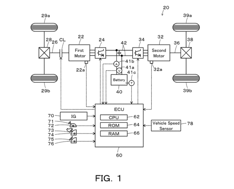 toyota regenerative braking patent 01 1