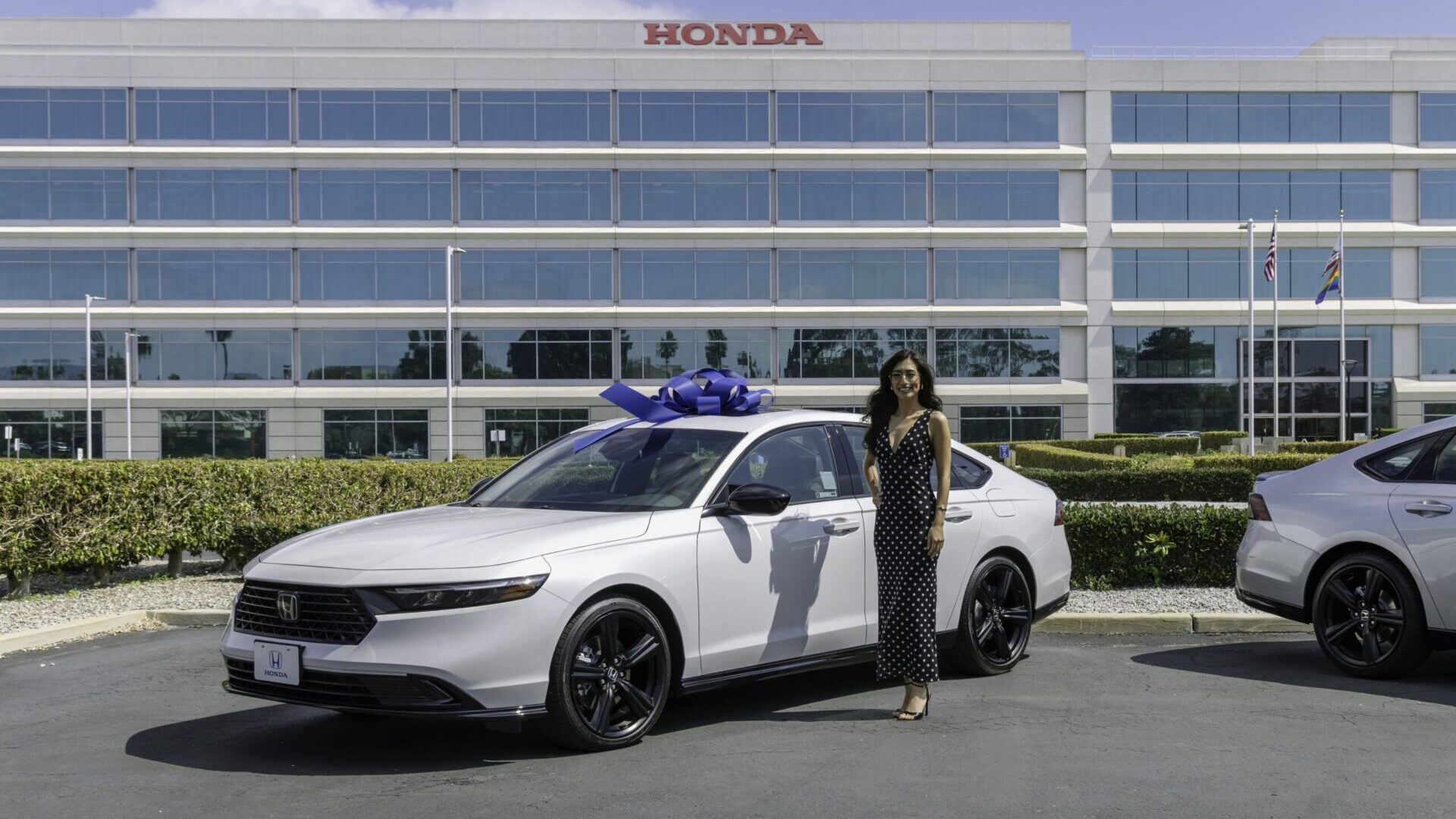 02 Andrea with her 2026 Honda Accord Hybrid the 15 millionth Accord sold in America scaled e1782930221266