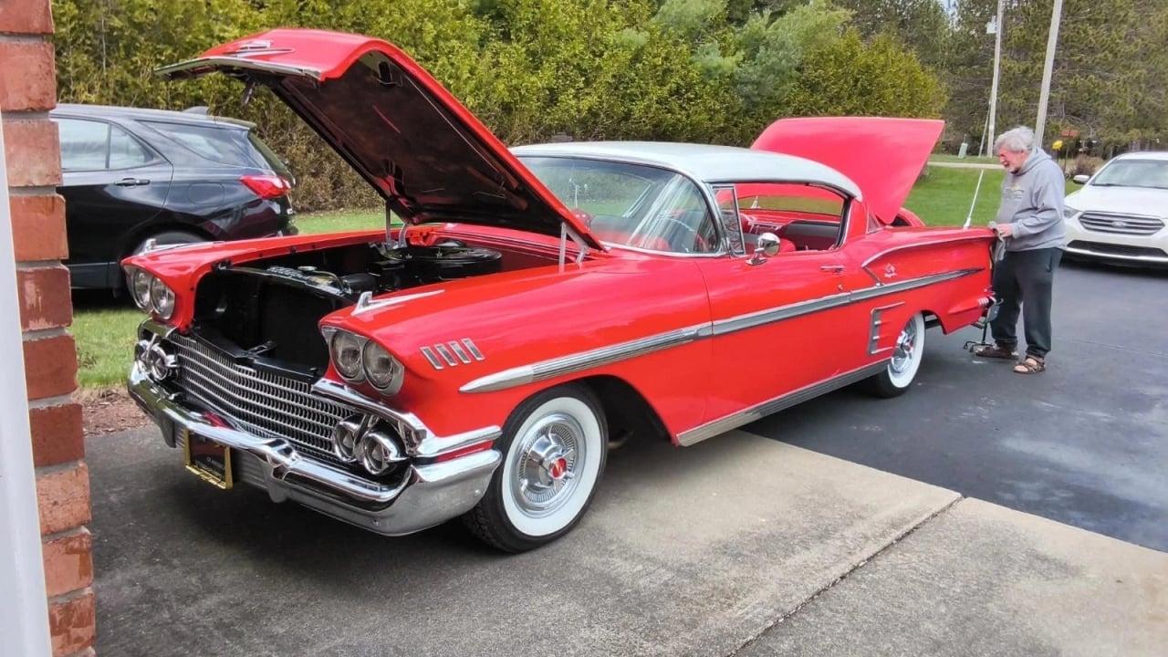 1958 Chevy Impala Front Quarter