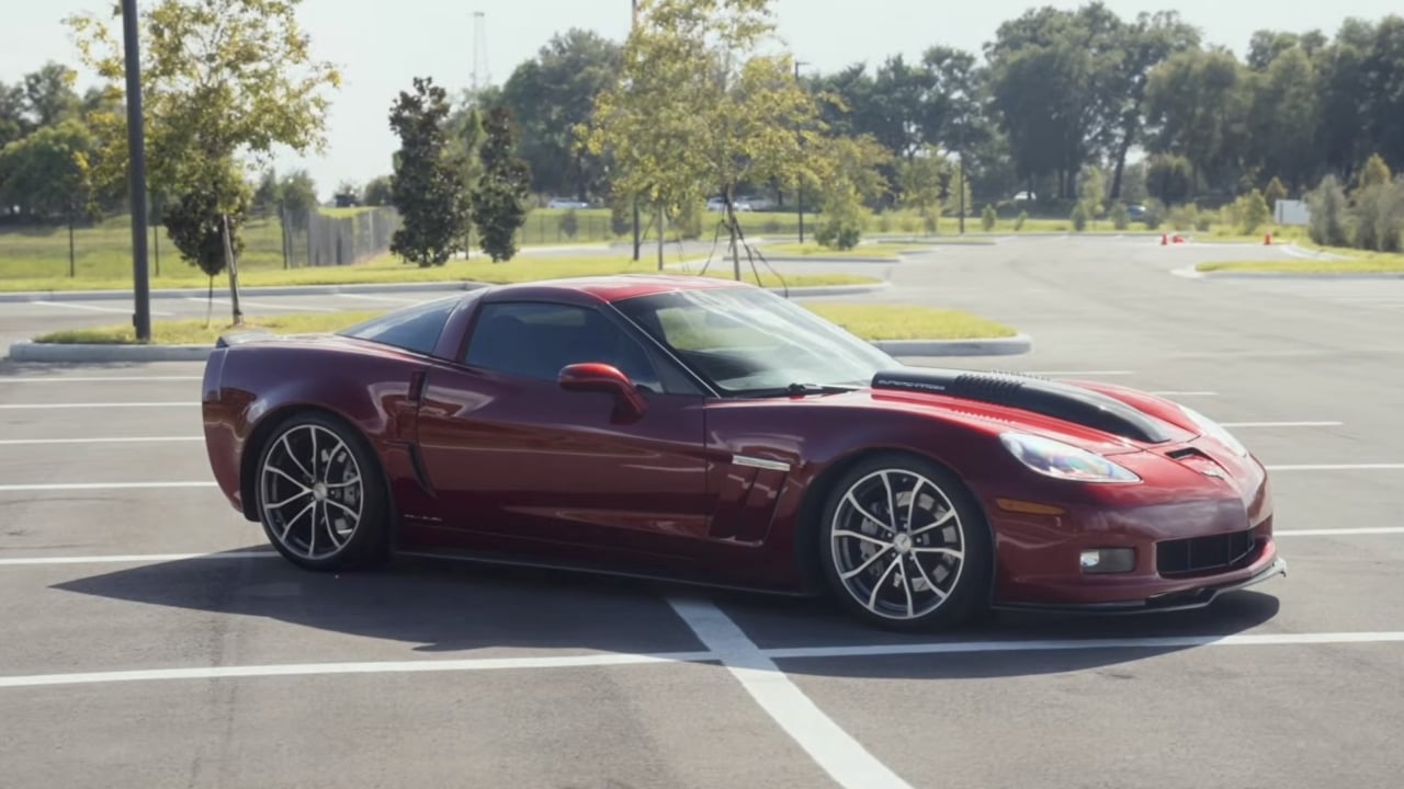 300k Mile C6 Corvette Side View
