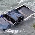 Ford F-250 Plunges Into River Following Violent Crash, But One Thing Saved the Driver’s Life