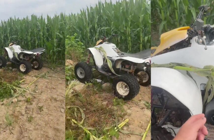 Police Tell Farmer He Must Pay Impound Charges After Thieves Leave Stolen ATV On His Property