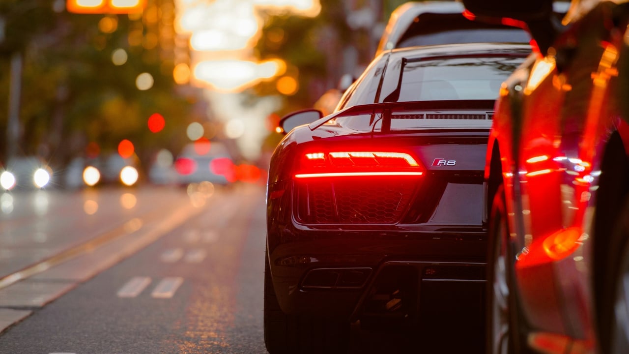 Audi R8 Rear View