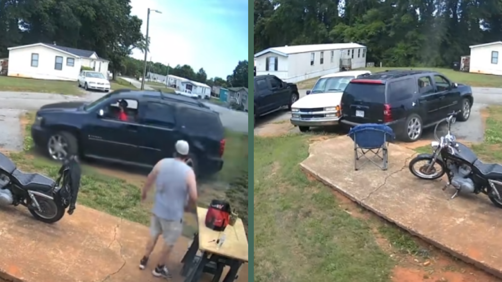Boy Accidentally Backs SUV Into Mom's Truck, but Dad's Reaction Stole the Show