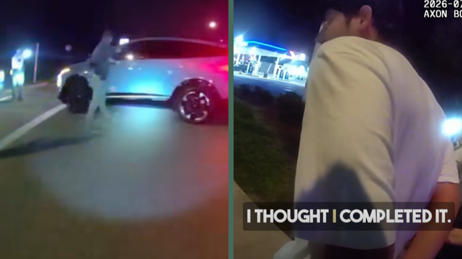 DUI Suspect Drove Straight Into an Active Crash Scene, Then Asked to Retake Sobriety Test
