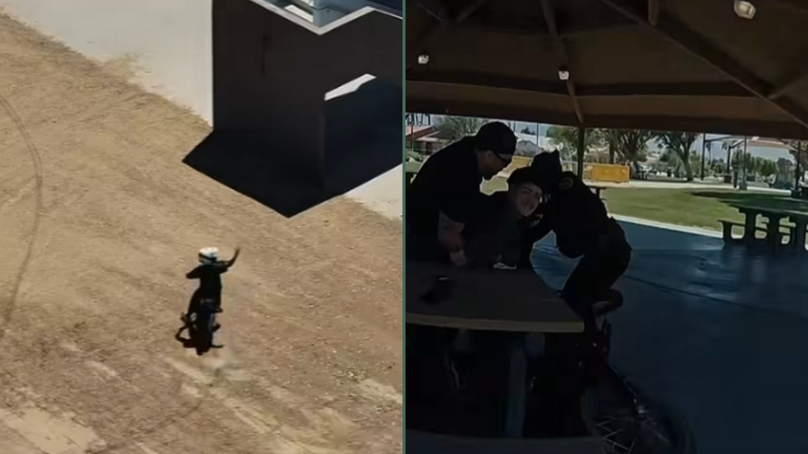 E-Bike Rider Tried to Bait Police Into a Chase, but a Drone Ruined the Plan
