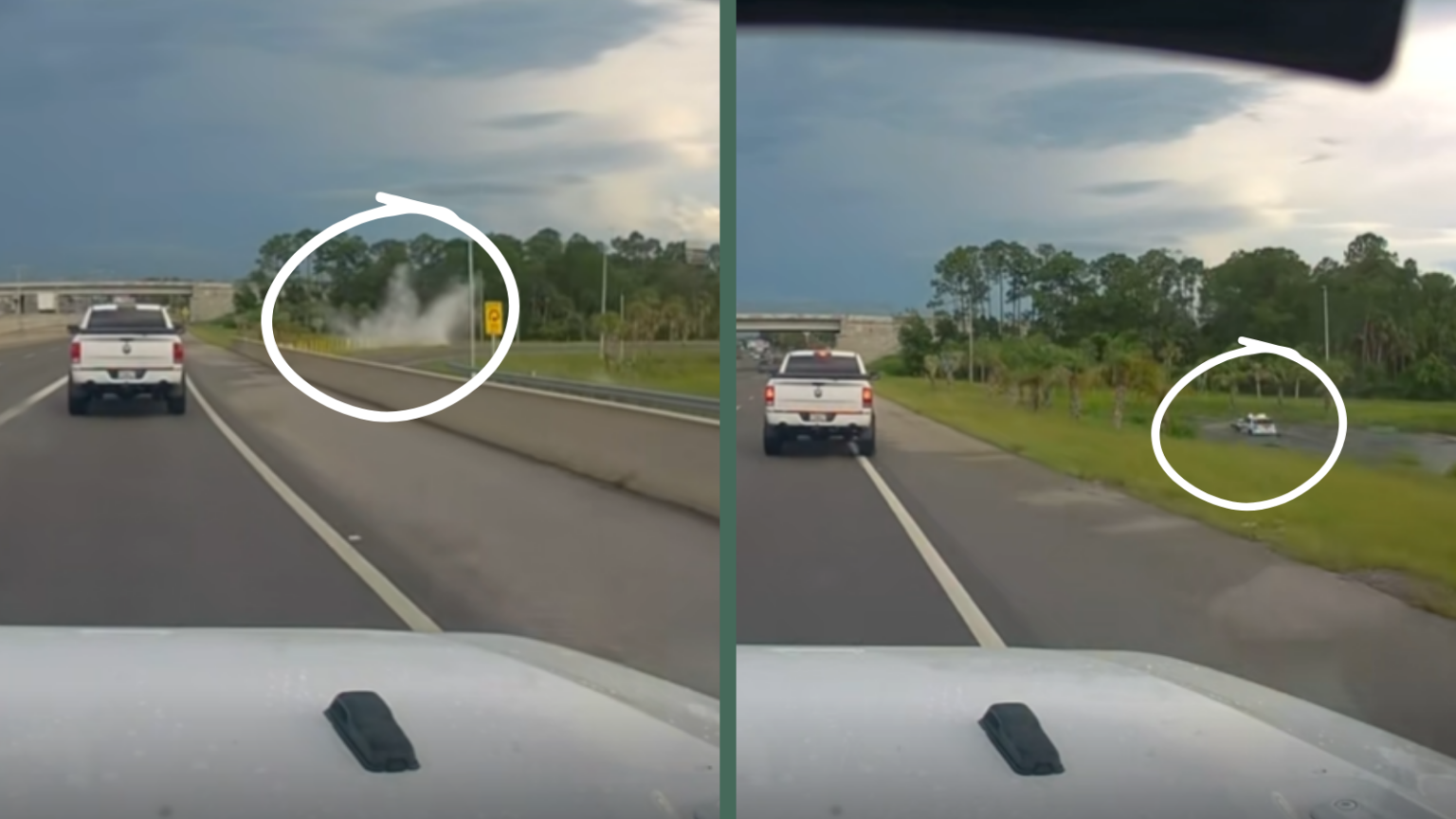 Missing Ramps Florida Deputy and K-9 Drive Straight Into Retention Pond After Missing ...