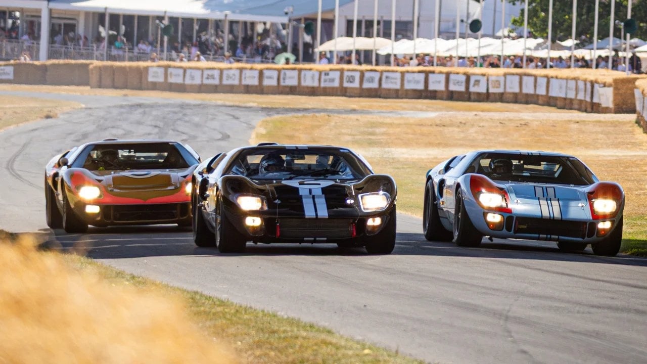 Ford GT40s at Goodwood