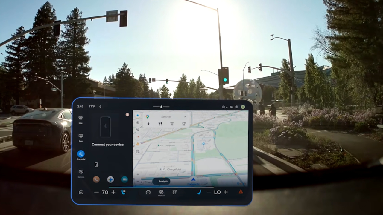 Google Gemini Front Facing Camera In Volvo V2