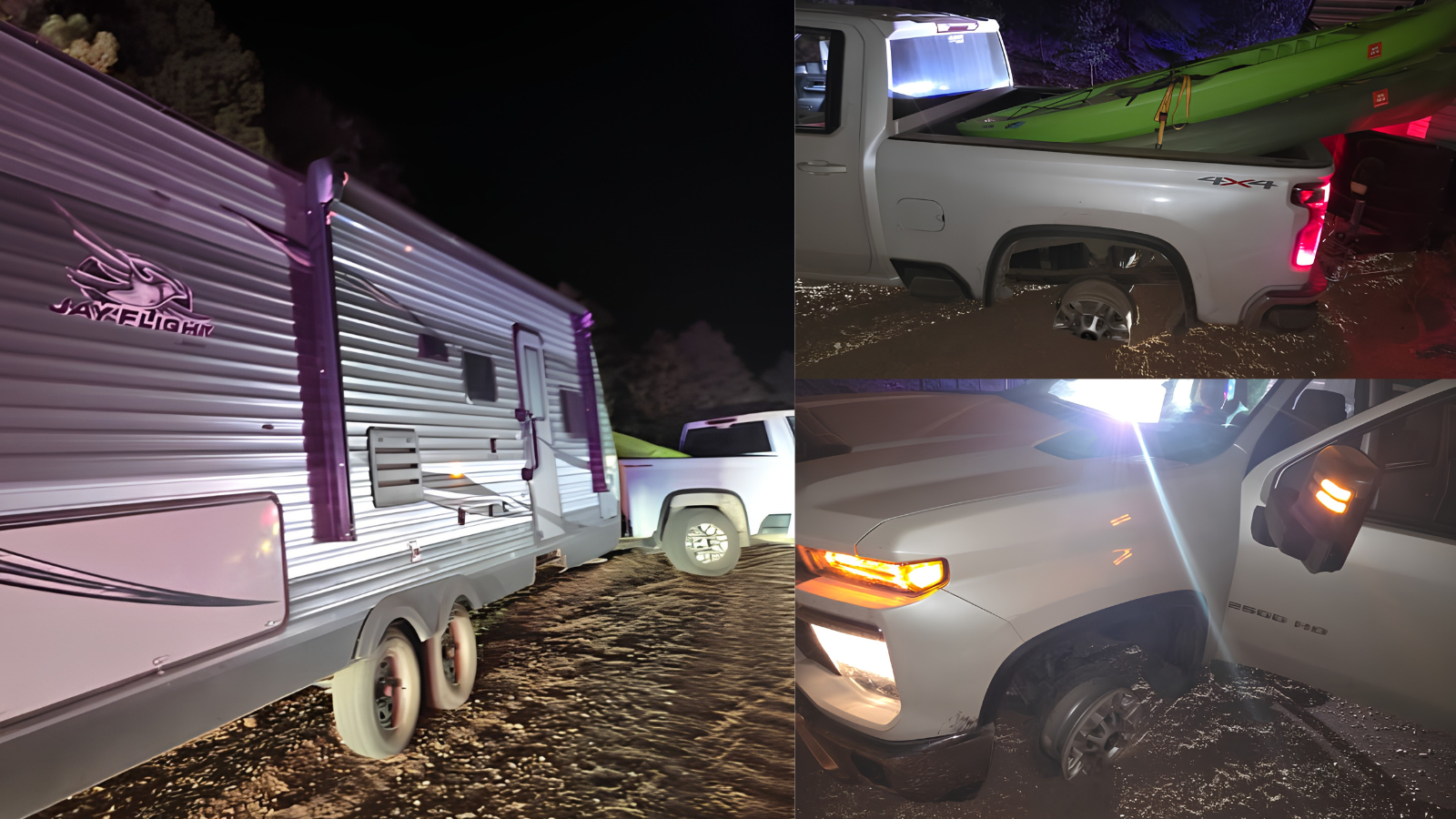 Wyoming Man Attempts 97 MPH Getaway With Camper, Ends Up in Shrubbery, Police Say