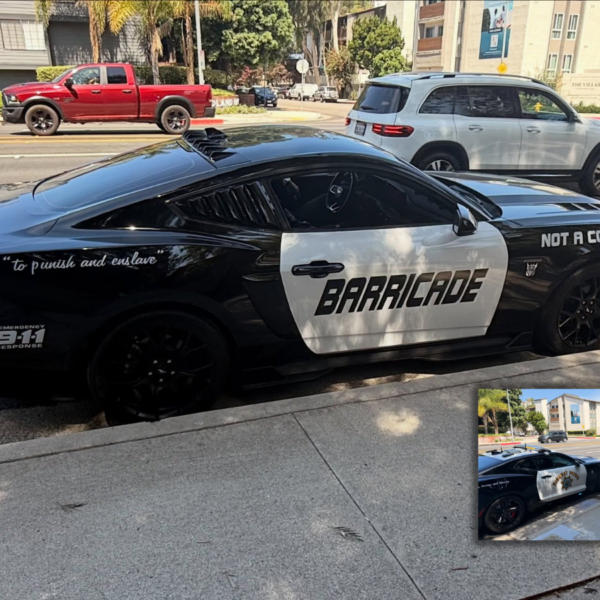 California Highway Patrol Says This ‘Transformers’ Barricade Mustang Looked Too Much Like a Police Car