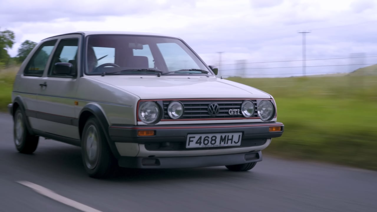James May driving Golf GTI
