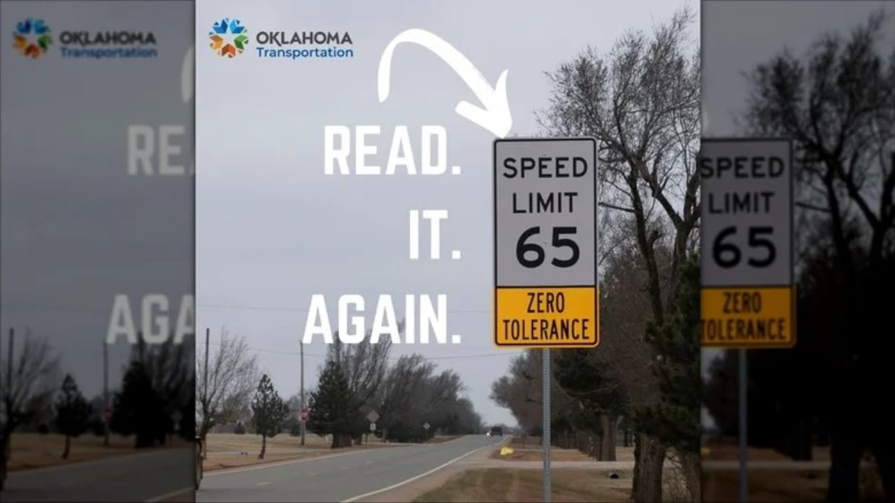 Oklahoma MPH Sign Full
