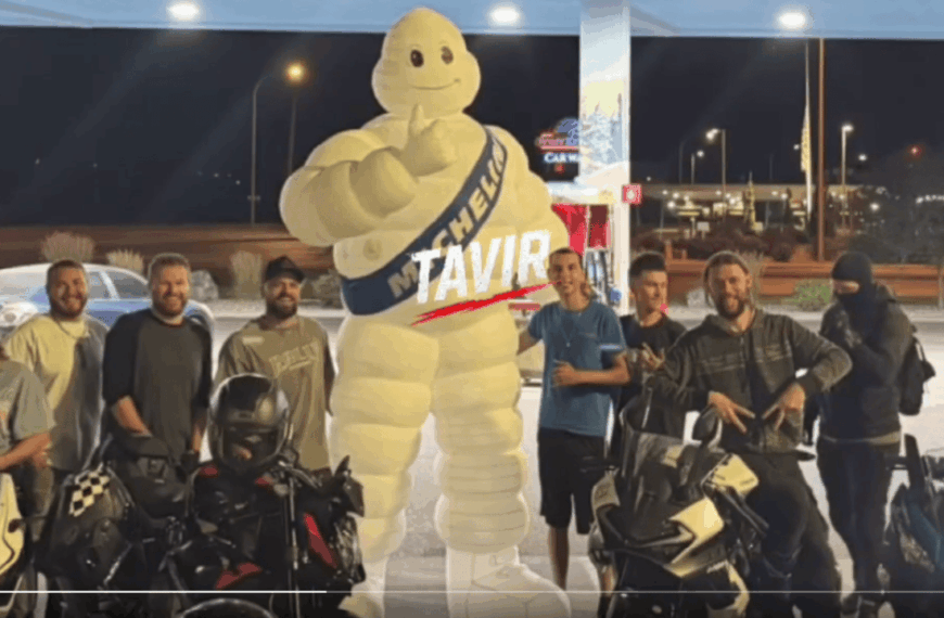 Inflatable Michelin Man Gets Stolen, Taken On A Joyride, Then Quietly Returned